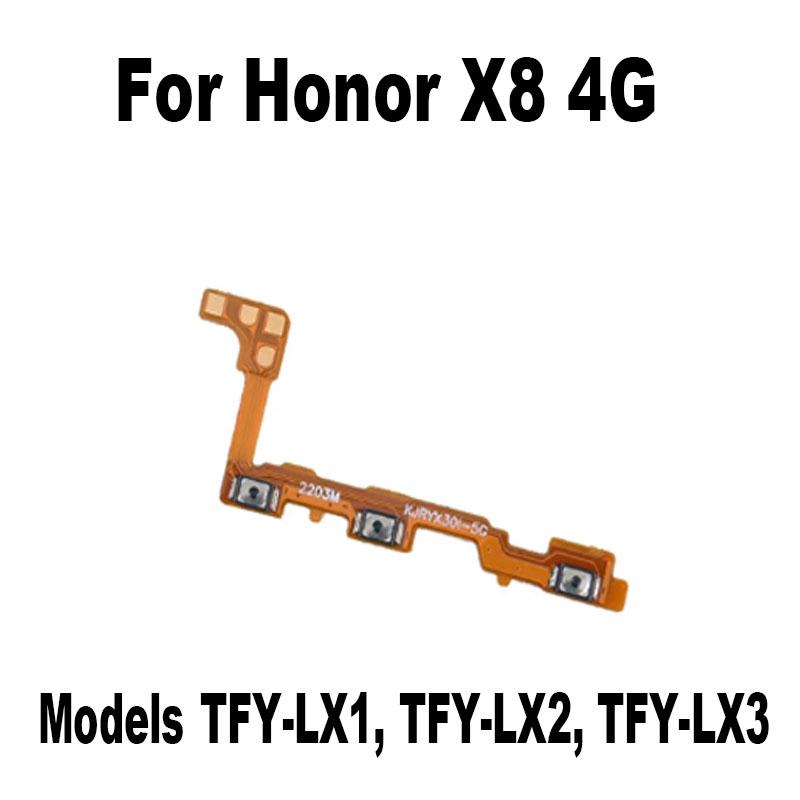 For Huawei Honor X5 X6 X6S X7 X8 X9 X7a X8a X9a x6a x7b X6B x7c x9c 4G 5G Power Volume Button Switch On Off Key Flex Cable