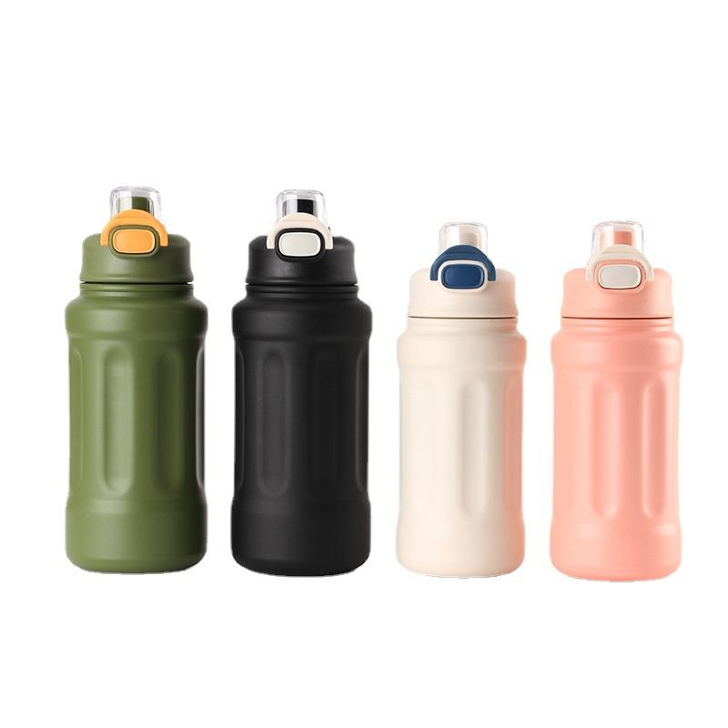 New Large Capacity Thermos Cup Stainless Steel Men Outdoor Sports Thermos Cup Ton Ton Pot Handle Kettle