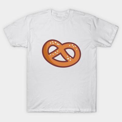 T Shirt Women Pretzel Heart Harajuku Print Kawaii Tshirt Summer Short Sleeve Female T-Shirt Top Tee