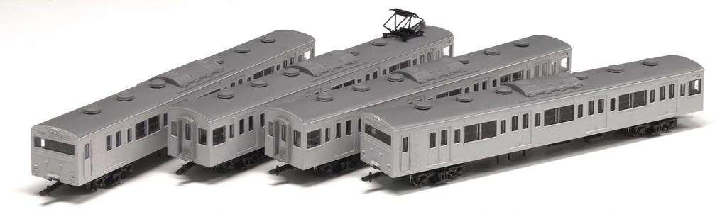 MicroAce 103 Series New Car High Cab Set Plastic Model 1/80 (HO Scale) Air-conditioned (ATC Car) 4-Car HK-2-001