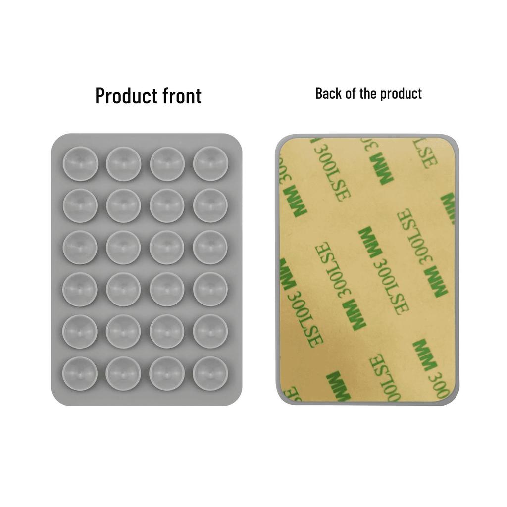 24 Strong Double-Sided Silicone Suction Cup Fixers - Multifunctional Small Adhesive Stickers