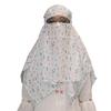 HETVIN Pure Cotton Innovative Scarf Cum Mask With Sun Protection Cover Face Cotton Mask - Printed Pattern With Light Color For Women's And Girls Sty