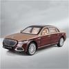 1:Benz S680-Legierungsautomodell im Maßstab 24, zurückziehbares Spielzeugauto mit Sound und Licht als Geschenk für Sammlerstücke. Druckguss-Automodell