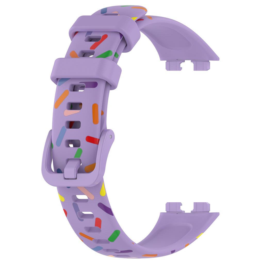 For Huawei Band 8/Band 8 NFC/Band 9/Band 9 NFC Colorful Spotted Silicone Strap Replacement Watch Band