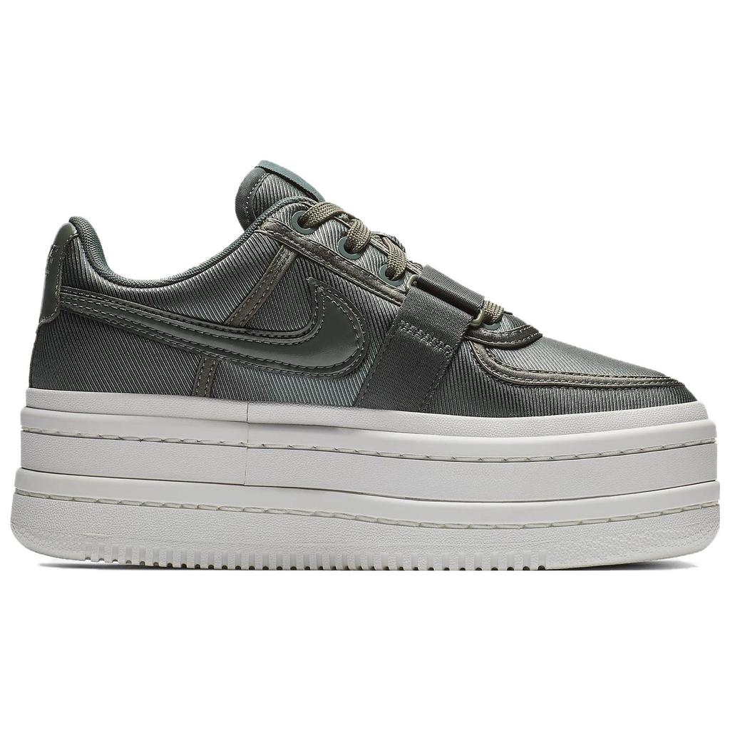 New Nike Vandal 2K Anti Slip And Wear Resistant Height Increasing Low Top Skateboard Shoes Women's Silver Green AO2868-300