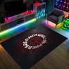 Red Hot Chili Peppers Design Crystal Velvet Carpet Cozy Non?Slip Printed Rug For Bedroom Living Room Entrance