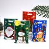 50pcs Cute Christmas Gift Bags Cookies Candy Handbags New Favor Bag  Christmas Decorations