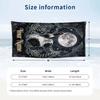 Moon Stars Night 1 Theme Quick Dry Beach Towel Custom Name Text Print Large Sand Resistant Towel Beach Vacation