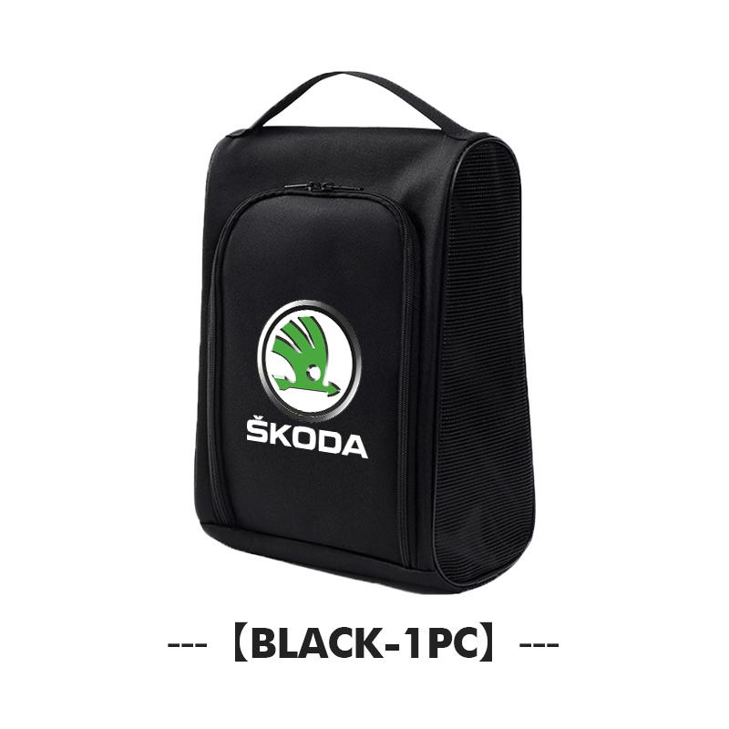 AAFO1 For Skoda Oxford Cloth Shoe Storage Bag Dustproof Portable Shoe Organizer Accessories Fabia 1 2 Octavia A7 RS Superb Rapid Yeti