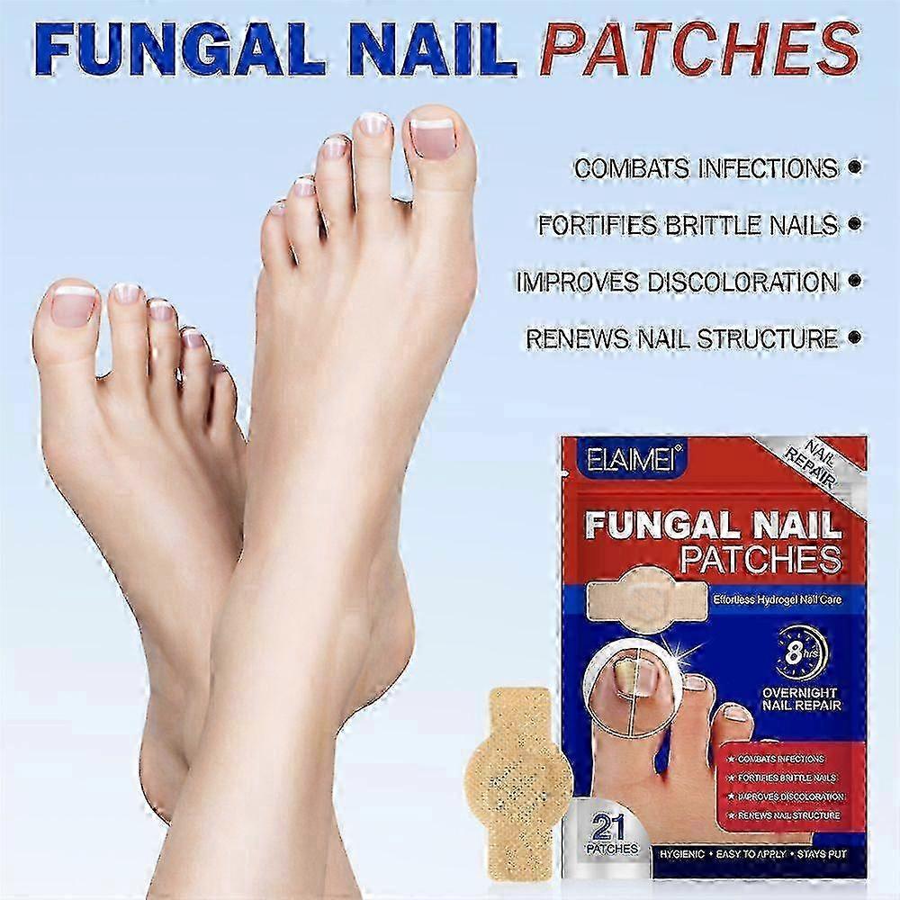 2025 Toenail Fungus Patch Antiseptic Nail Repair Patches Nail Ingrown Correction Stickers for Discolored Or Damaged Nails