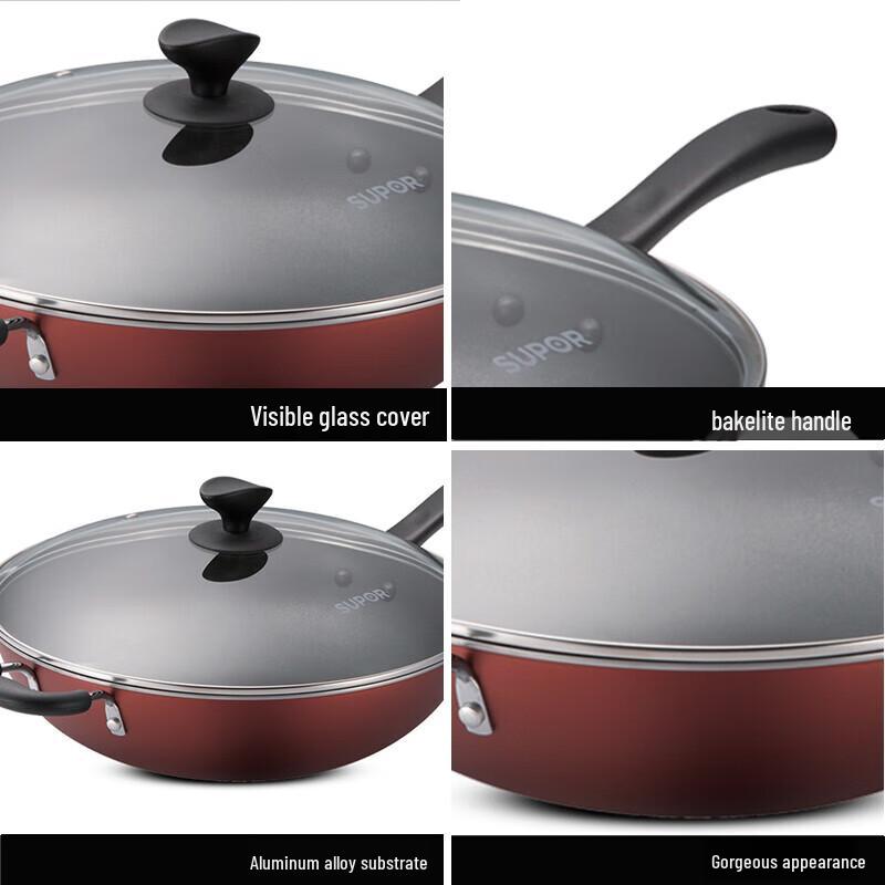 Supor 30cm Non-stick Stir-fry Wok
