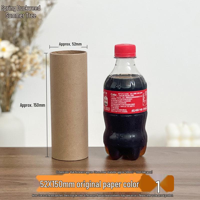 White Embryo Paper Tube Roll for Creative DIY Doodle Crafting and Painting in Kindergarten
