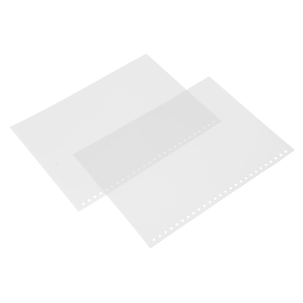 B5 26 Paper Cover Frosted Translucent Waterproof Rollable PP Page Binding Cover for Reports Presentations 50pcs White