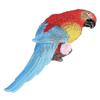 Macaw Wall Hanging Sculpture Synthetic Resin Suspended Parrot Statue Garden Landscape Animal Sculpture Decoration