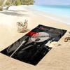 Name Custom King Jackson Print Beach Towel, Large Soft Quick Dry Towel for Beach Camping Swimming