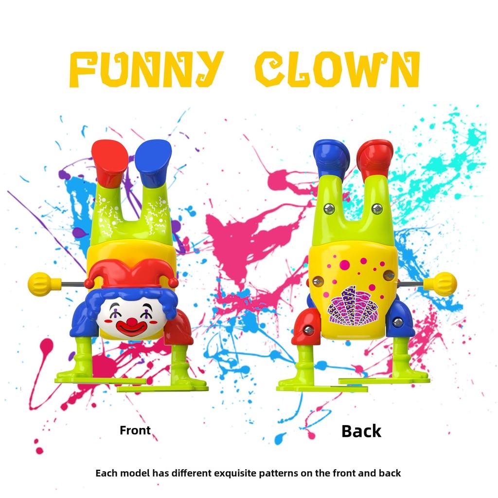 Mechanical Puzzle Kids Clown Wind Up Toy For Developing Skills And Learning