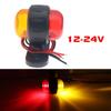 2Pcs 12V/24V LED Side Marker Light Truck Light Indicator Trailer Lorry Lamps Van Caravans Safety Warning Light Turn Signal Lamp