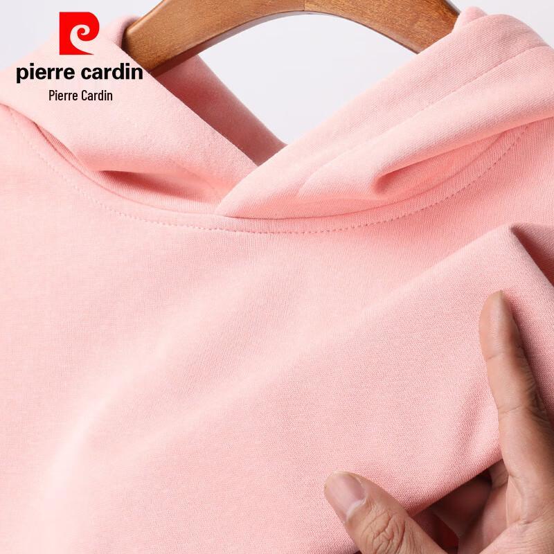 Pierre Cardin Men's Solid Milk Silk Blend Hooded Sweatshirt