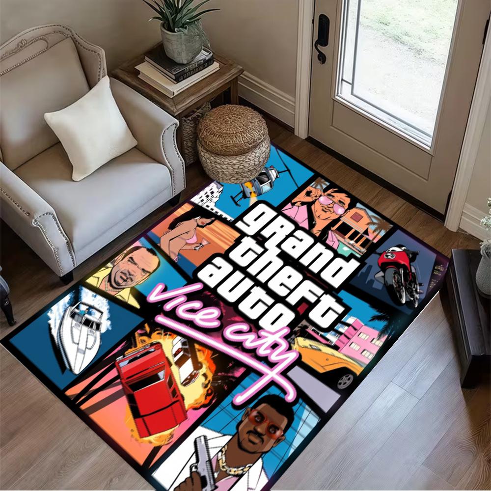 Grand Theft Auto Most Area Rug Perfect For Dining Room Foyer Kitchen Decorate Room Antislip Rug Decorate Offices Wedding Party Gift