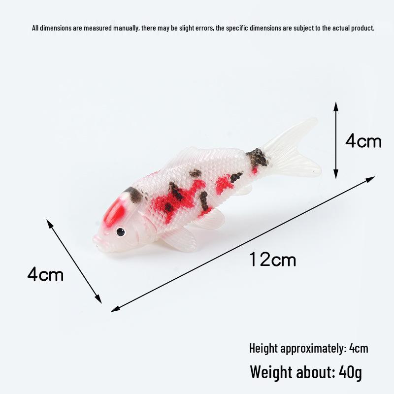 

ПВХ Брелок Рыбка Кои: Украшение для аквариума в виде модели золотой рыбки