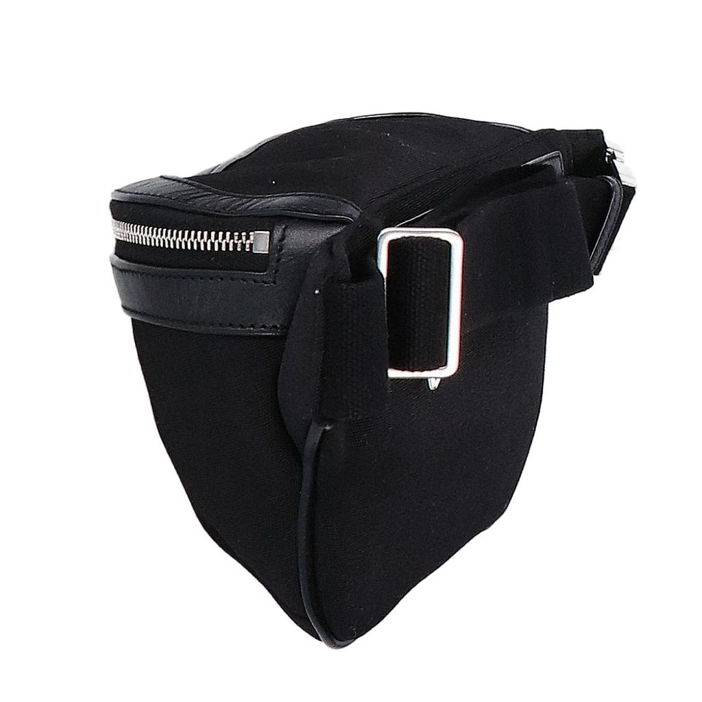 SAINT LAURENT PARIS [Excellent Condition] 557831 Canvas/Leather Belt Bag Waist bag blackUsed