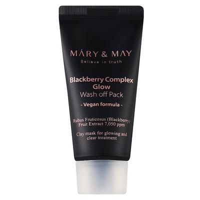 Vegan Blackberry Complex Glow Wash Off Mask 30g / Nourishing, Moisturizing, Korean Cosmetics, Kbeauty