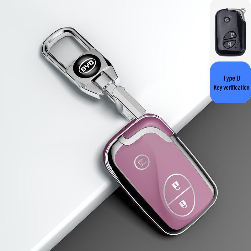 Compatible Key Cover for BYD Han EV, Tang DM/MAX, Song Pro, Qin PLUS, Yuan Models - Women’s Shell Buckle Bag