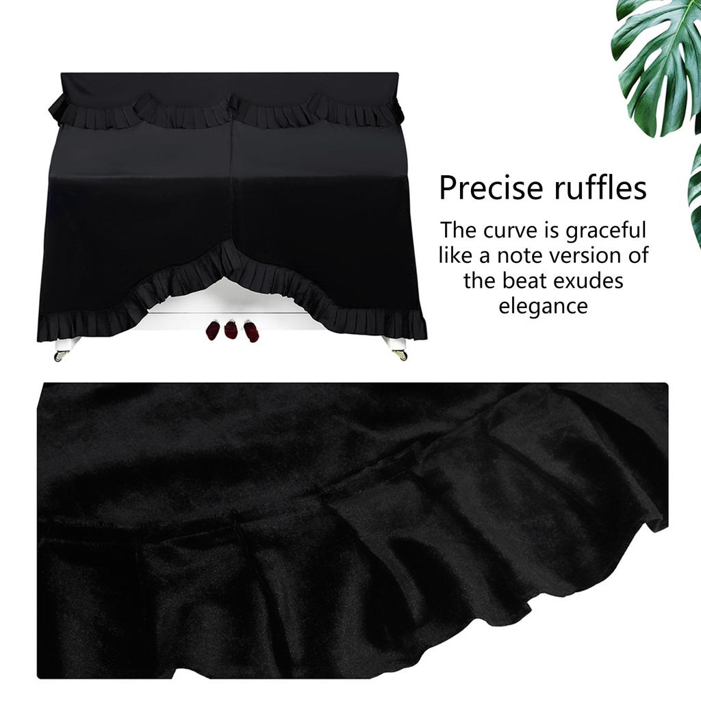 Piano Keyboard Dust Cover Dust Dirt Scratch Wear Proof 88 Keys Keyboard Cover Cloth Piano Dust Cover Fits 88 Keys Piano