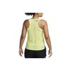Nike Dri Fit Adv Aeroswift Logo Square Neck Tank Top Women Tops Fluorescent-Yellow DM7551-736
