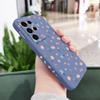 Drunk Fallen Flowers Phone Case For Samsung Galaxy S25 S24 S23 S22 S21 S20 S10 S10E Ultra Plus FE Note 20 Ultra Plus Cover