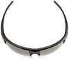 SHIMANO (SHIMANO) Fishing Polarized Sunglasses, Water-Repellent Half Fishing Glasses PC HG-066N, Matte Black, Smoke, Free
