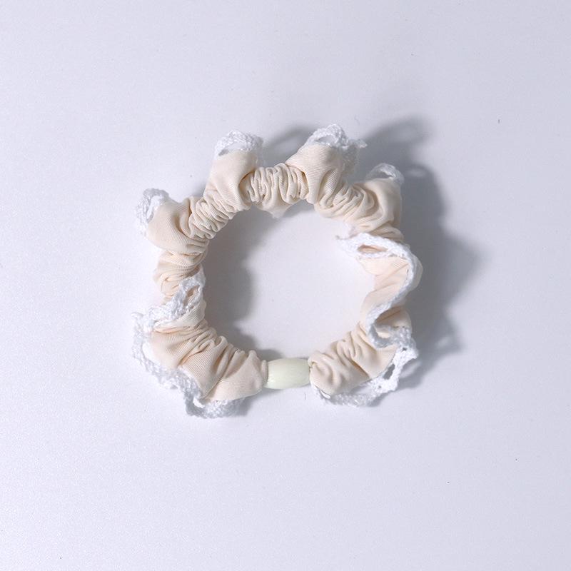 Mingyue Korean Style Internet Celebrity Lace Trim Hair Tie