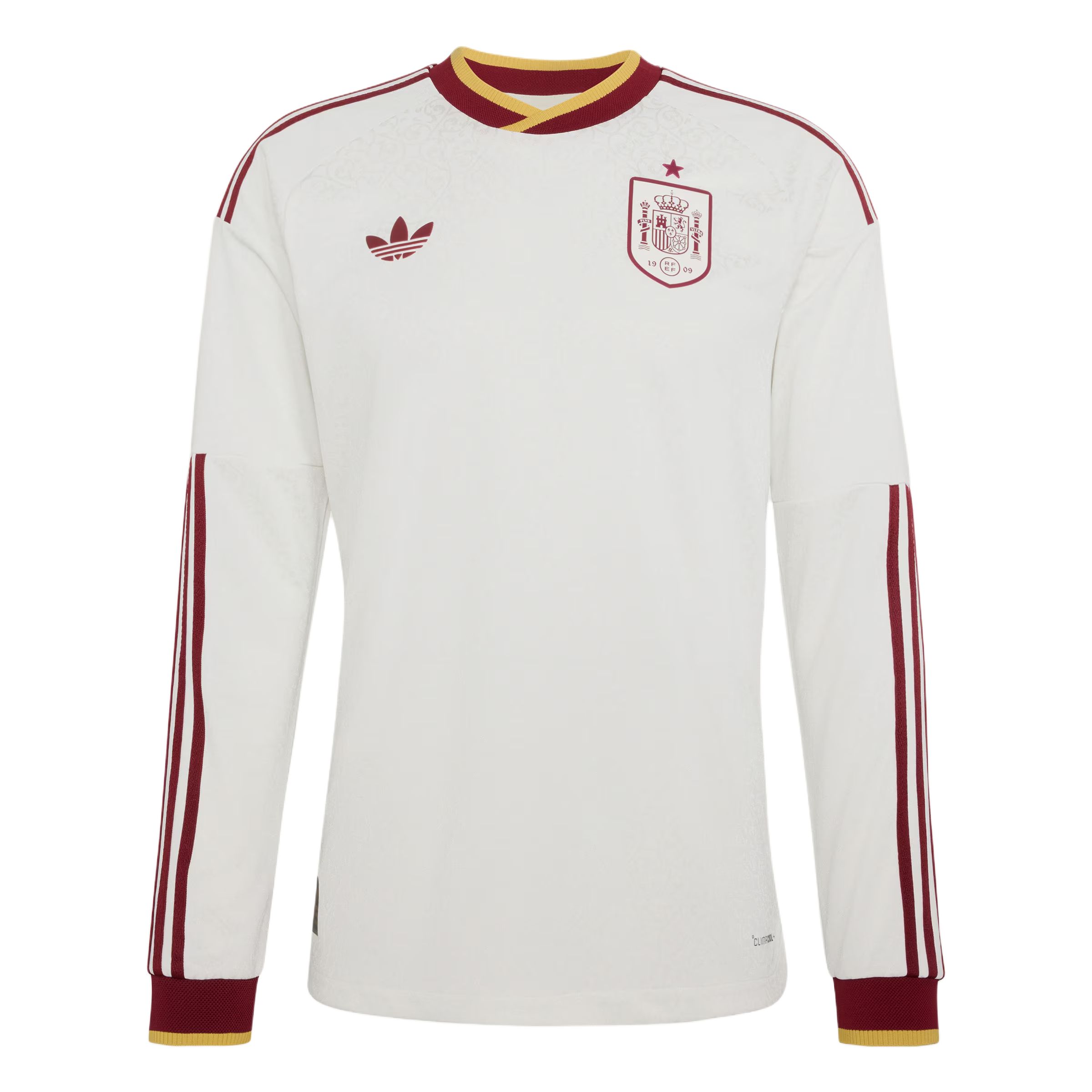 

Adidas Originals Authentic Player Version Spain National Team 26 Season World Cup Away Climacool Quick-Dry Pullover Long Sleeve Football Shirt KA1957 L