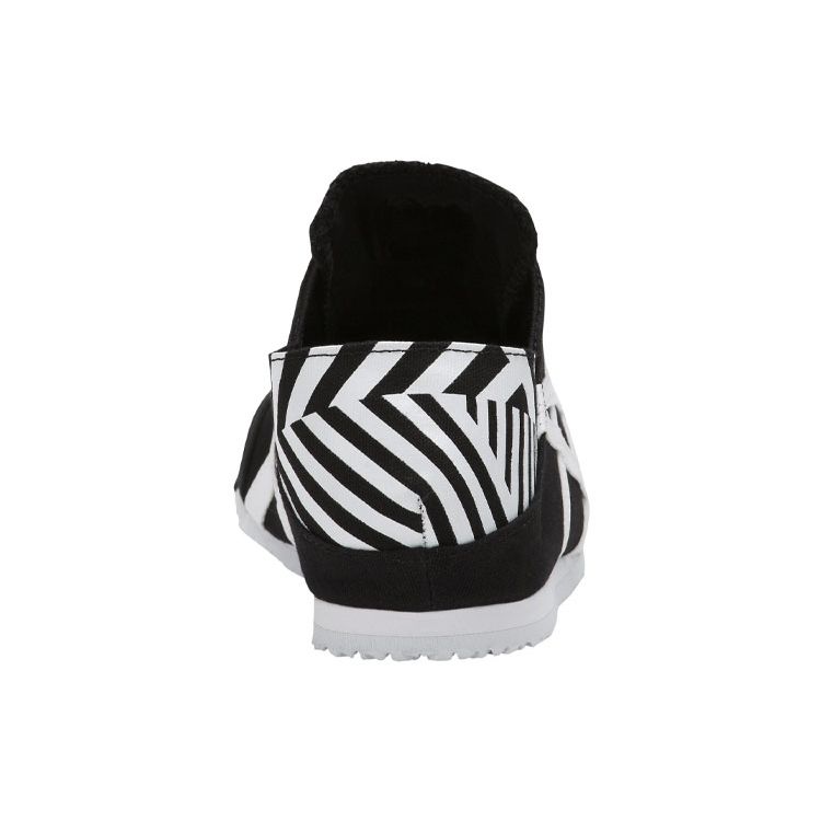 ONITSUKA TIGER Mexico 66 Antypoślizgowe Wytrzymałe Niskie Trampki Unisex Czarne Białe D342N-9001