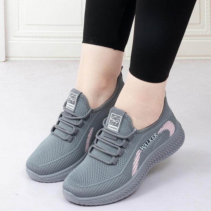 

Женские легкие дышащие кроссовки лавандового и черного цвета - Стильные, удобные туфли на мягкой подошве в старом пекинском стиле 36