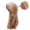 Men Unisex Women Velvet Breathable Bandana Hat Turban Caps Doo Headwear Durag