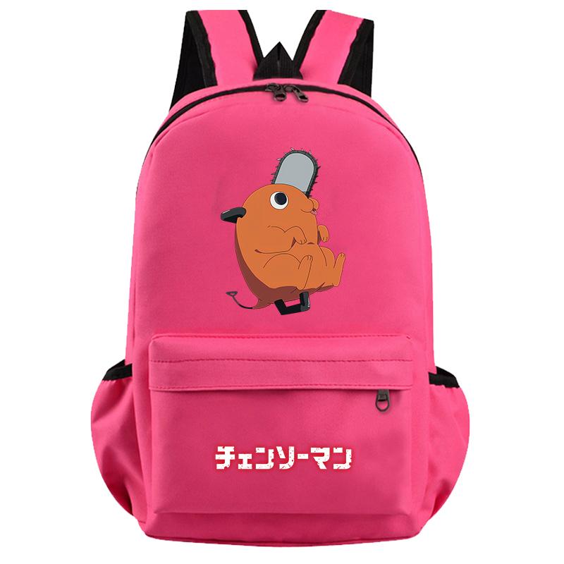 Anime Chainsaw Man Rucksack für Jungen Mädchen Hildren Zurück zur Schule Schultasche Student Kawaii Rucksack Luffy Nami Lysop Leichte Taschen