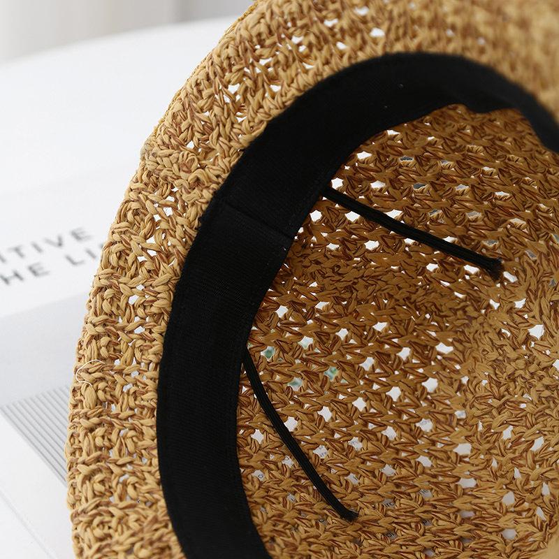 Summer Sun Hat Grass Hat Women's Beach Beach Sun Protection Woven Hat UV Protection
