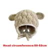 Plush Baby Beanie Cap Ear Protection Plush Hat Cute Winter Toddler Hat  Winter