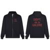 Oversized Hooded Sweatshirt With Graffiti Letter Print Loose Fit Cotton Pullover Men Casual Streetwear