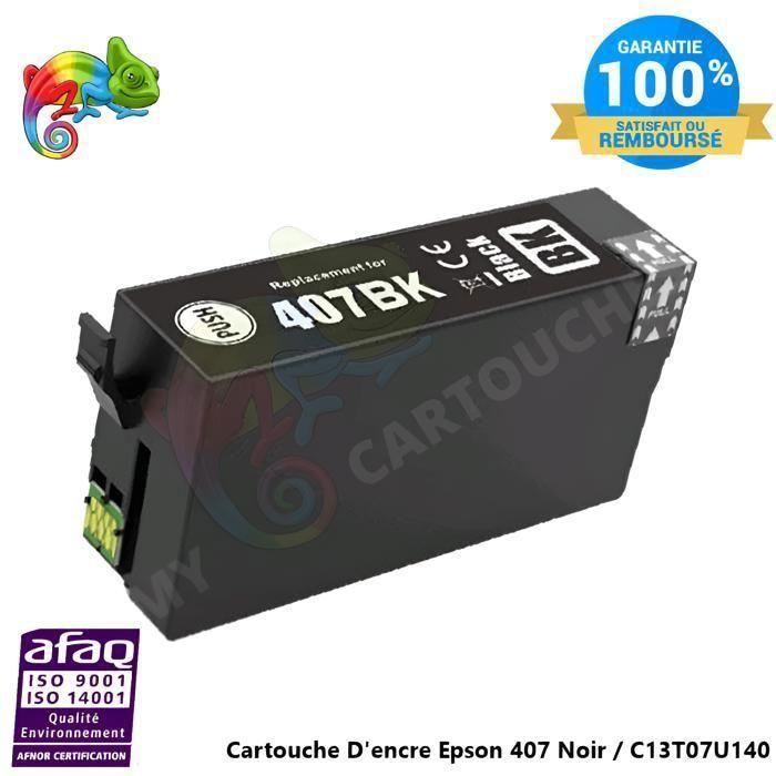 Cartouche d'Encre - SWITCH - Epson 407 - Noir - Compatible - Rendement 2600 pages
