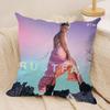 Pink Trustfall Pnk Singer Cushion Cover Silky Short Plush DoubleSided Printed Pillow Case for Sofa All Seasons Home Decor Gift