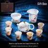 Chaxun Glazed Ice Jade Porcelain Gongfu Tea Set