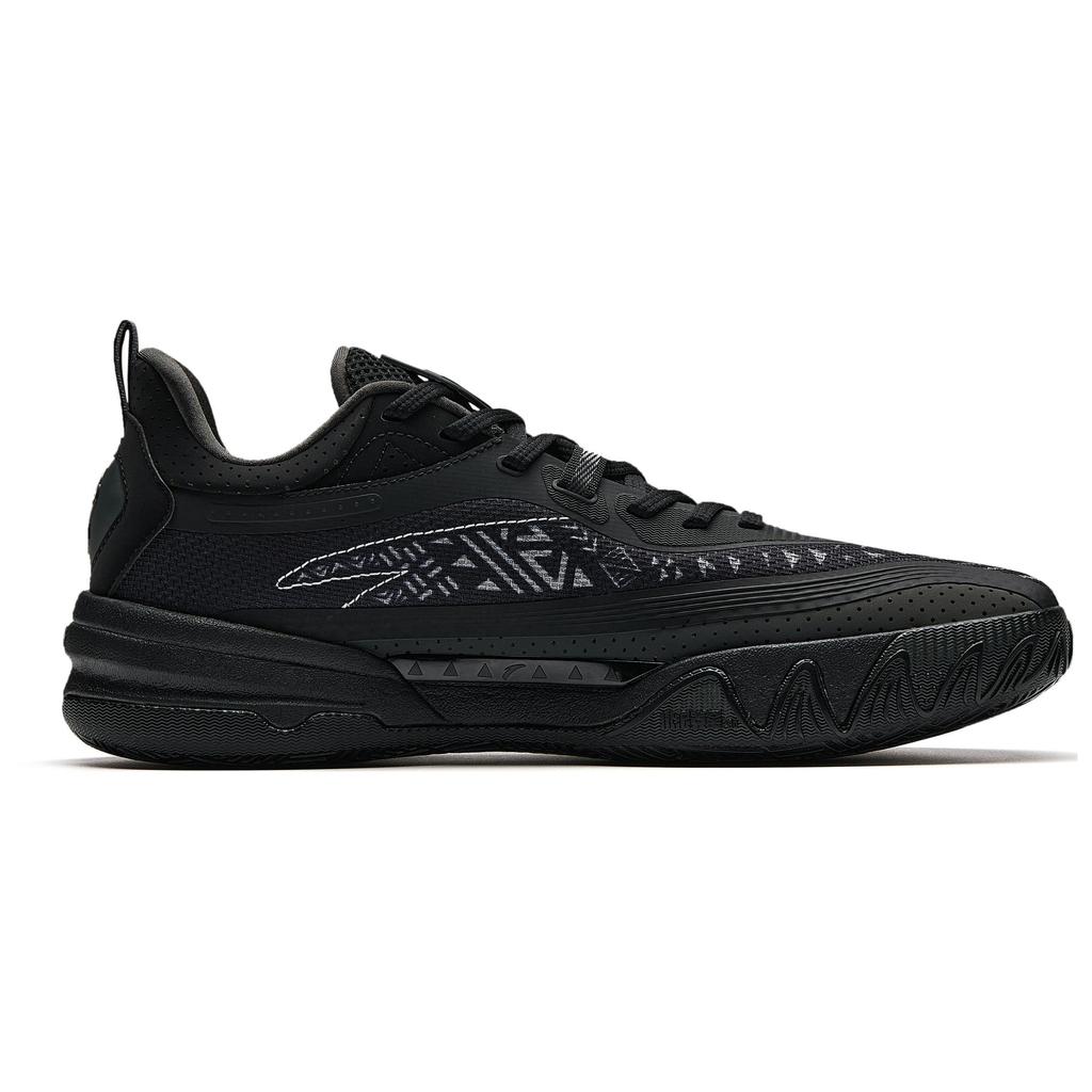 Anta KAI 1 TEAM Low top Basketball Shoes Men's Black Gray Sneakers