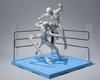 TAMASHII NATIONS Tamashii STAGE ACT Ring Corner Pipe Chair Set for 170mm ABS Cotton Painted Base (Neutral Corner) & S.H.Figuarts Approx. &