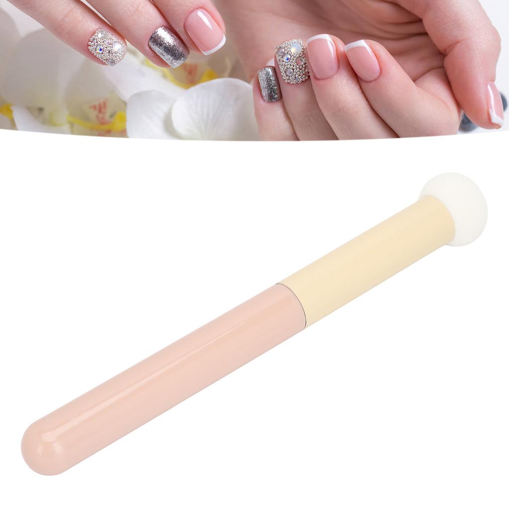 10pcs Sponge Nail Brush Round Head Gradient Coloring Nail Polish Dye Pen for Nail Salon