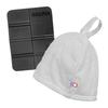 Sauna Hat Imabari Towel Sauna Mat Sauna Sauna Hat Large Sauna Goods Towel Fabric Washable [Forward press] Men's Women's (Gray Plain)