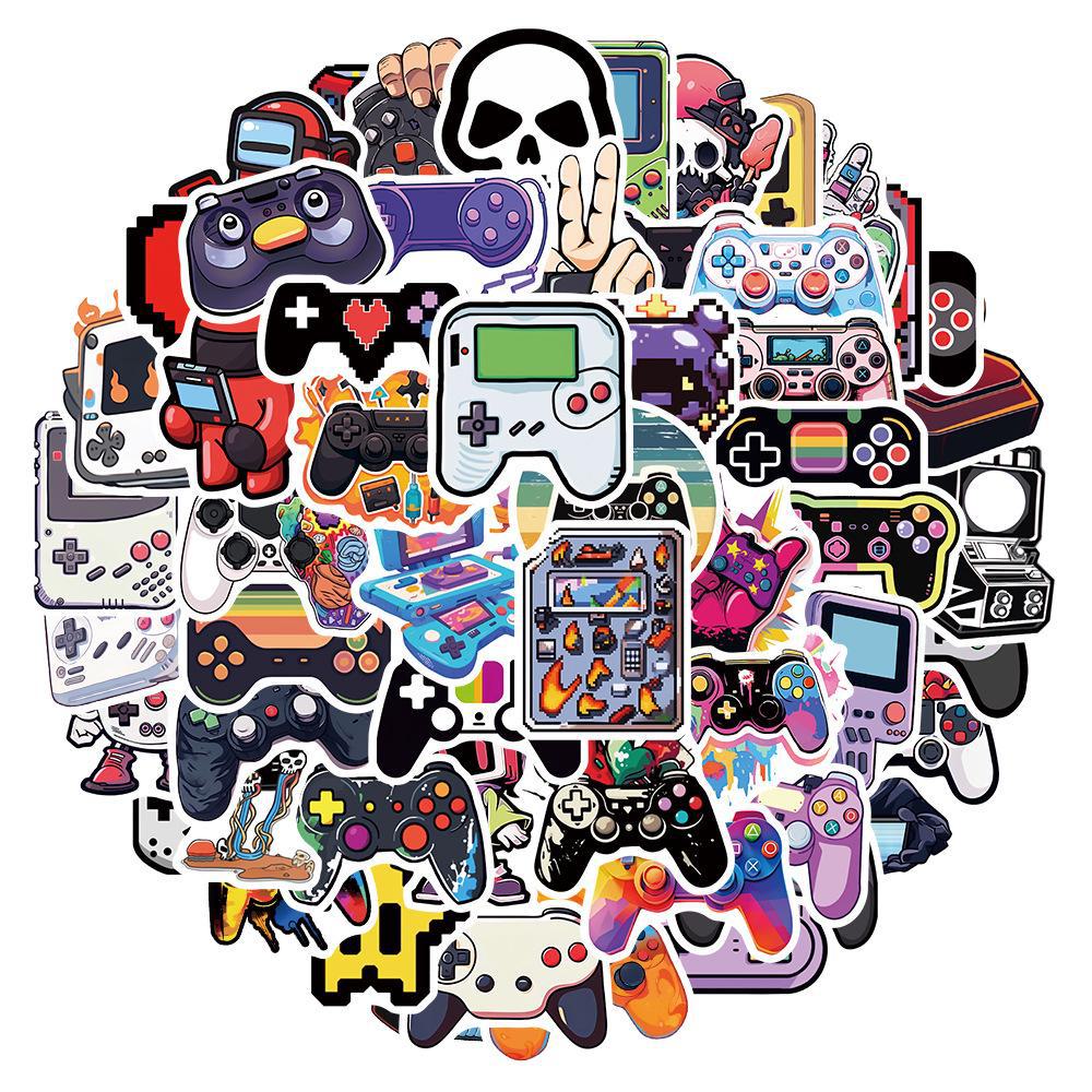 57 Retro Video Game Graffiti Stickers for Laptops & Phones