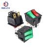 KCD8 6PIN 16A 250V 20A 125V Double Light Switch Rocker Switch Waterproof ON-OFF KCD6 Boat Power Switch