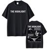 La Maglietta Grafica Vintage Highlight Justin Gaethje Uomo Donna Moda Violenza Estetica T-shirt Cotone Larga Oversize
